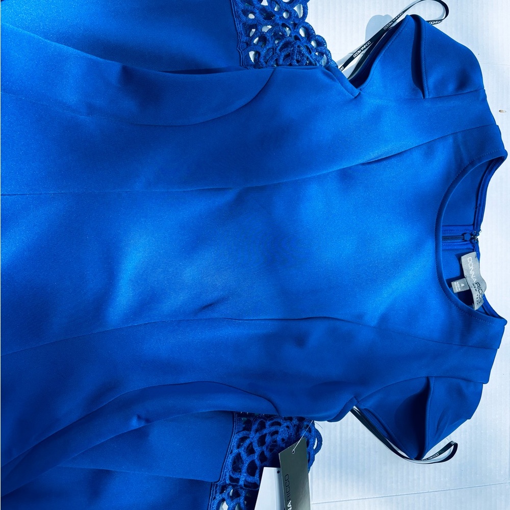 Donna Ricco Royal Blue Midi Dress - Picture 2 of 6